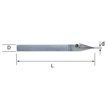 Bulini per incisione 0.2mm 15°