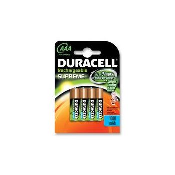 Batterie ricaricabili Duracell Supreme AAA