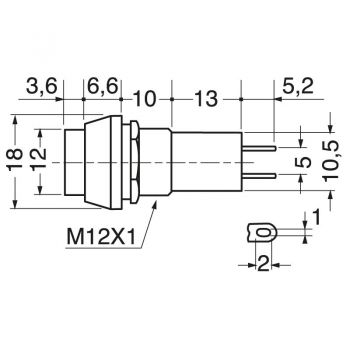 Pulsante quadro