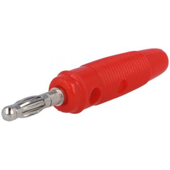 Spina a banana 4 mm rossa